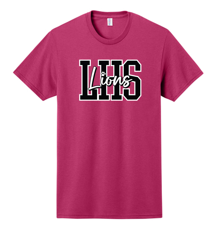 REQUIRED JV LIBERTY CHEER PINK TEE