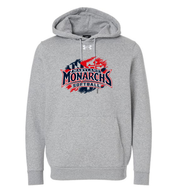 MONARCHS SOFTBALL GREY UA ICON HOODIE
