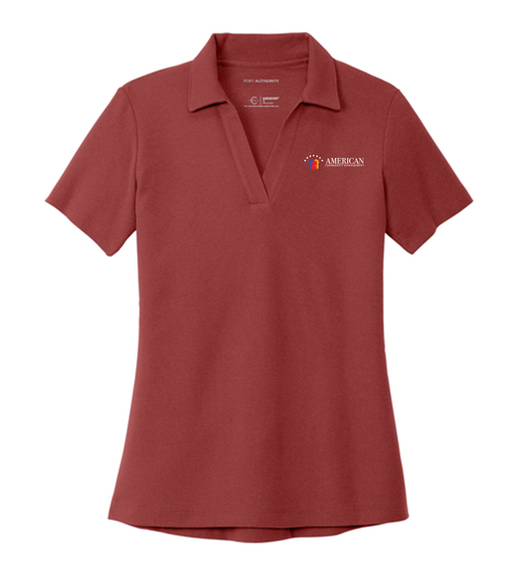 ACM Port Authority Women's C-FREE Cotton Blend Pique Polo