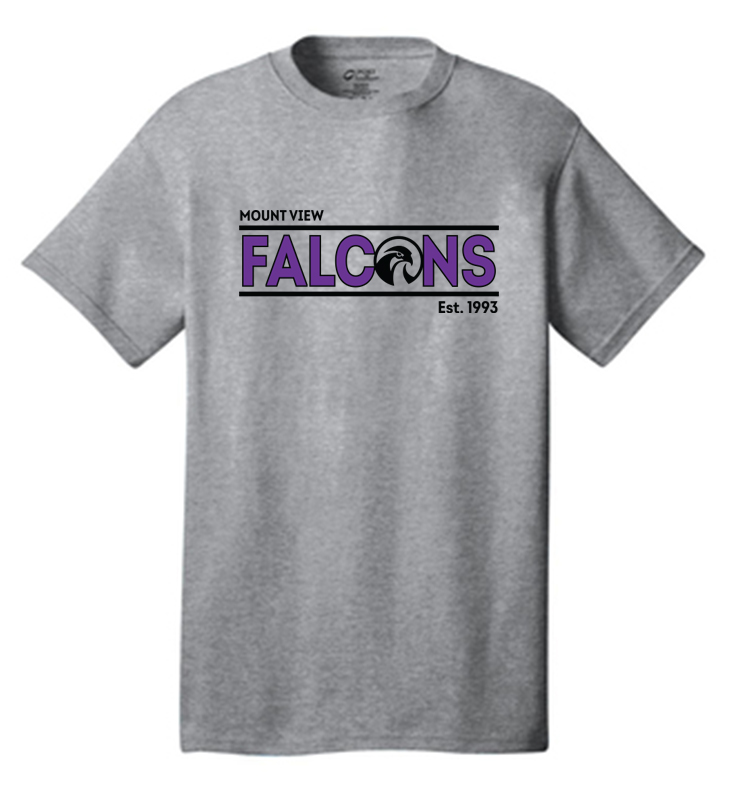 Mount View Falcons T-Shirt Athletic Heather