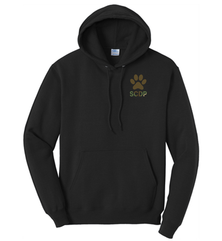 SOUTH CARROLL DOG PARK BLACK CAMO HOODIE