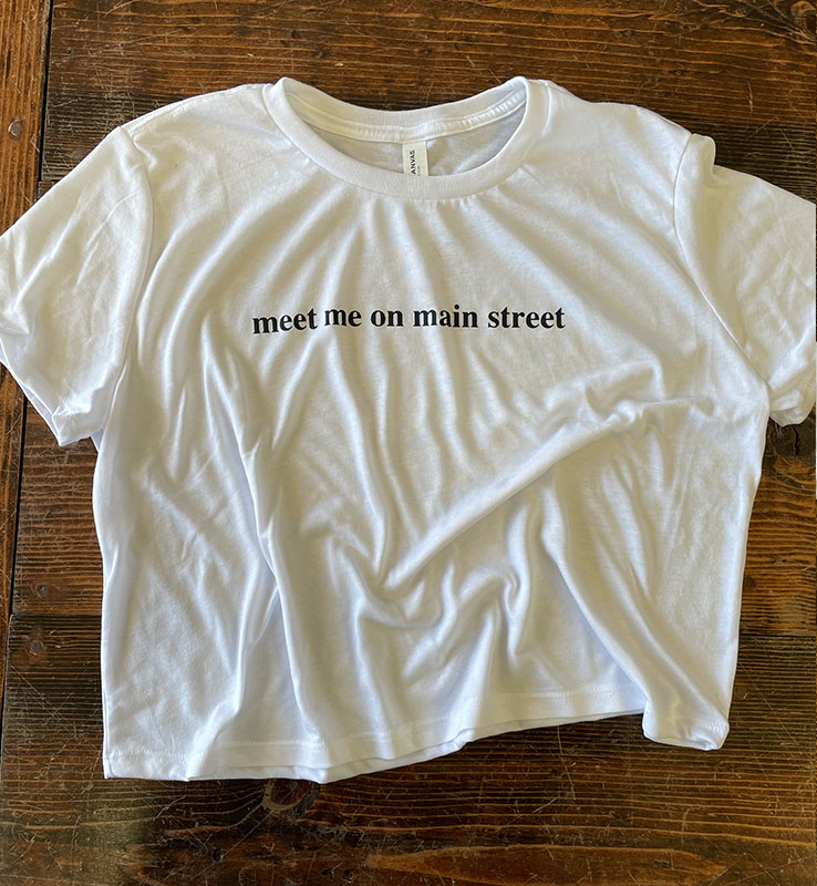 Main Street Crop Top T-Shirt
