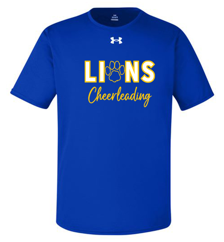 LIBERTY CHEER UA ROYAL TECH TEE