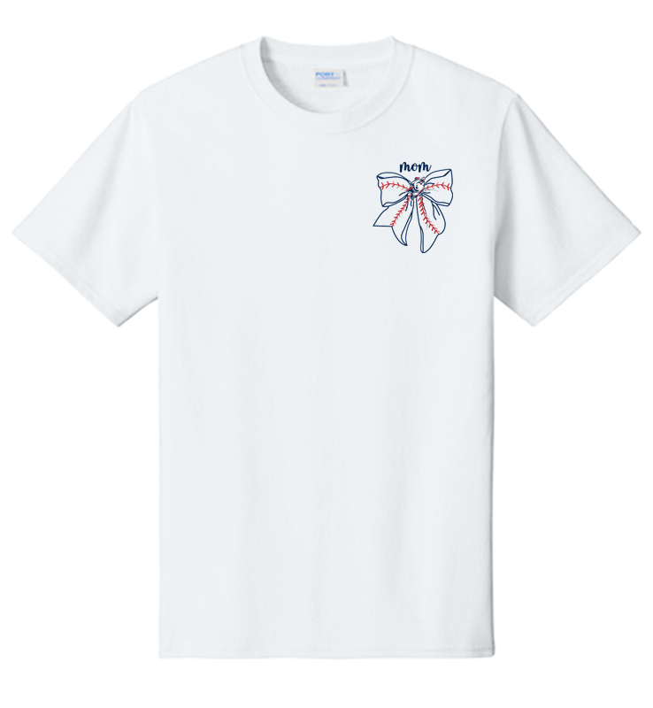 CYCLONES MOM WHITE COTTON TEE