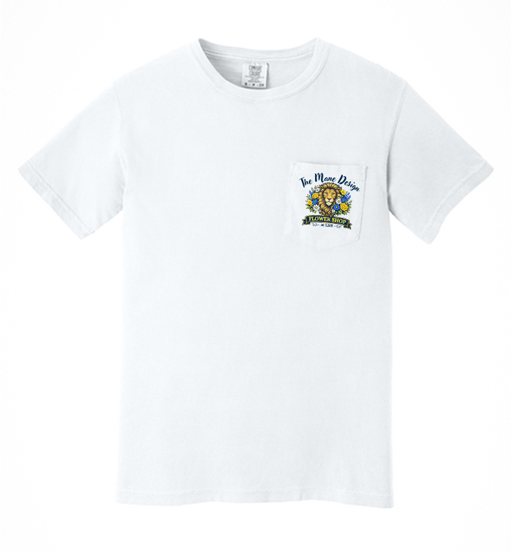 FFA LHS MAIN DESIGN POCKET TEE WHITE