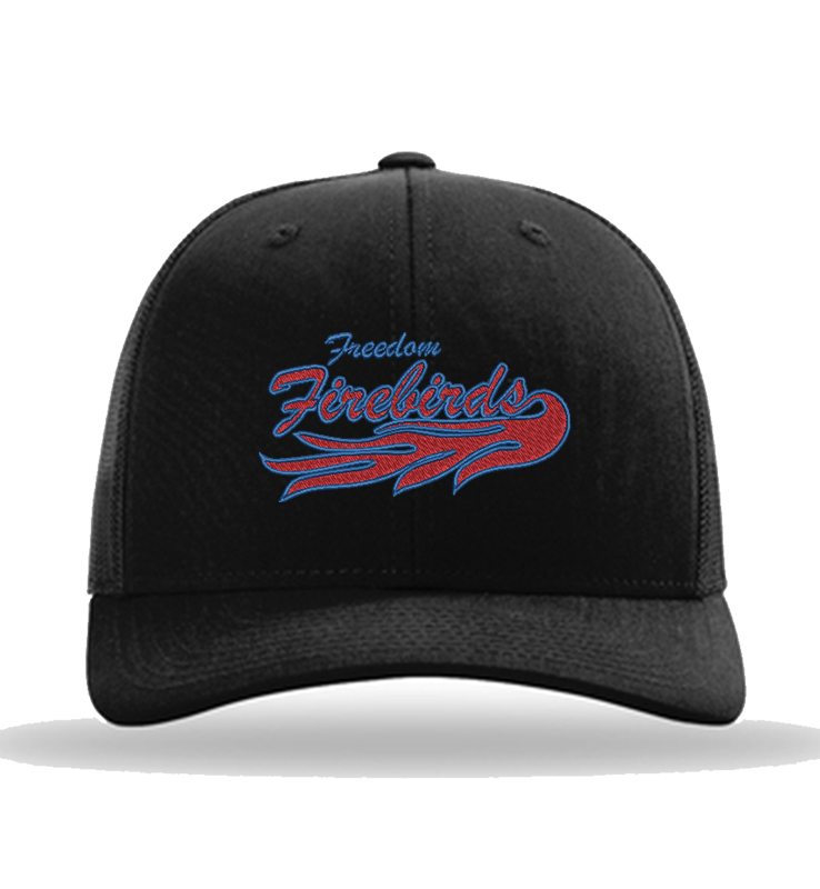 FIREBIRDS RICHARDSON BLACK TRUCKER CAP