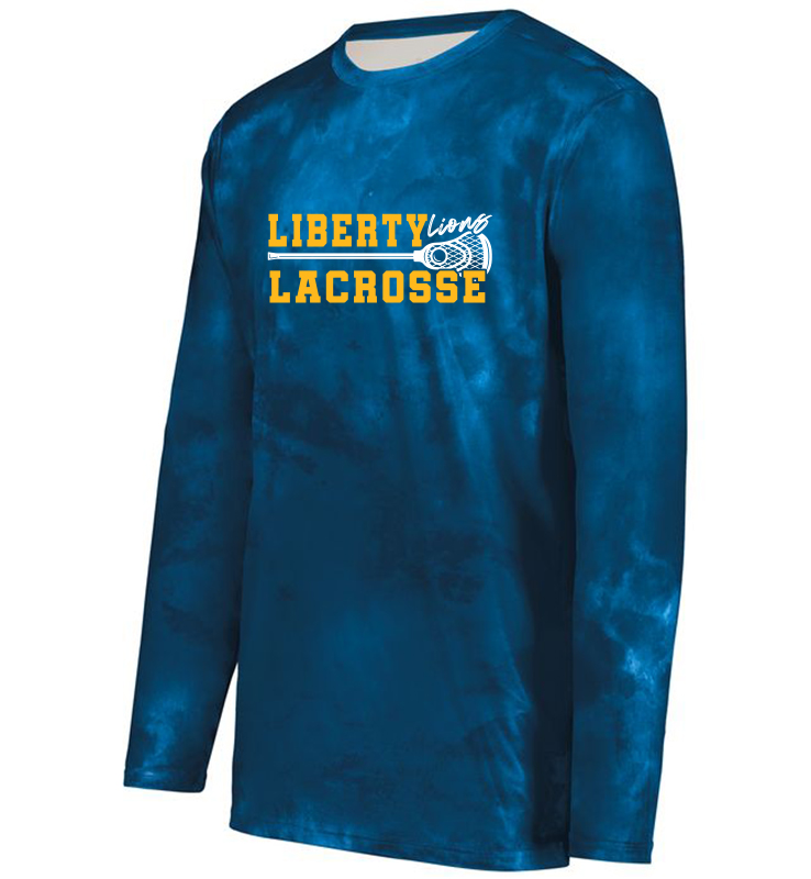 LIBERTY BOYS LAX COTTON-TOUCH POLY CLOUD LONG SLEEVE TEE