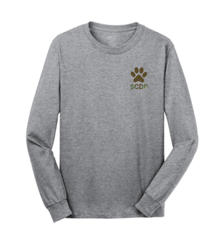 SOUTH CARROLL DOG PARK GRAY CAMO LONG SLEEVE