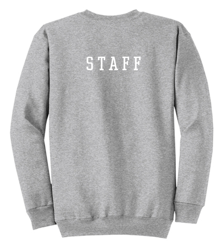 BOBCATS STAFF ATHLETIC HEATHER CREWNECK