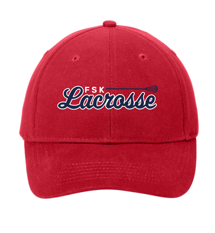 FSK BRUSHED TWILL CAP RED
