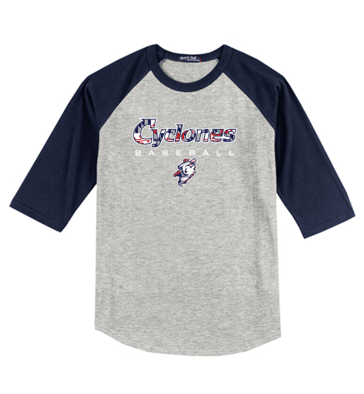 CYCLONES BASEBALL MD RAGLAN JERSEY