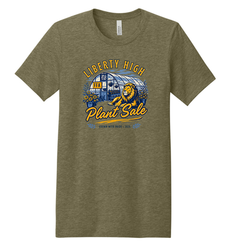 FFA LHS PLANT SALE TEE OLIVE HEATHER