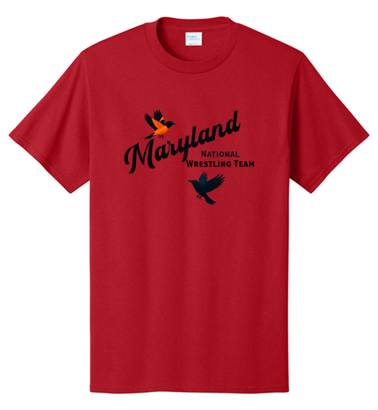 NATIONAL WRESTLING TEAM RED TEE