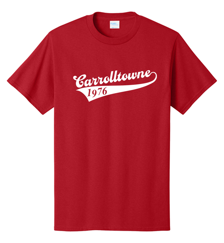 CARROLLTOWNE 1976 RED TEE