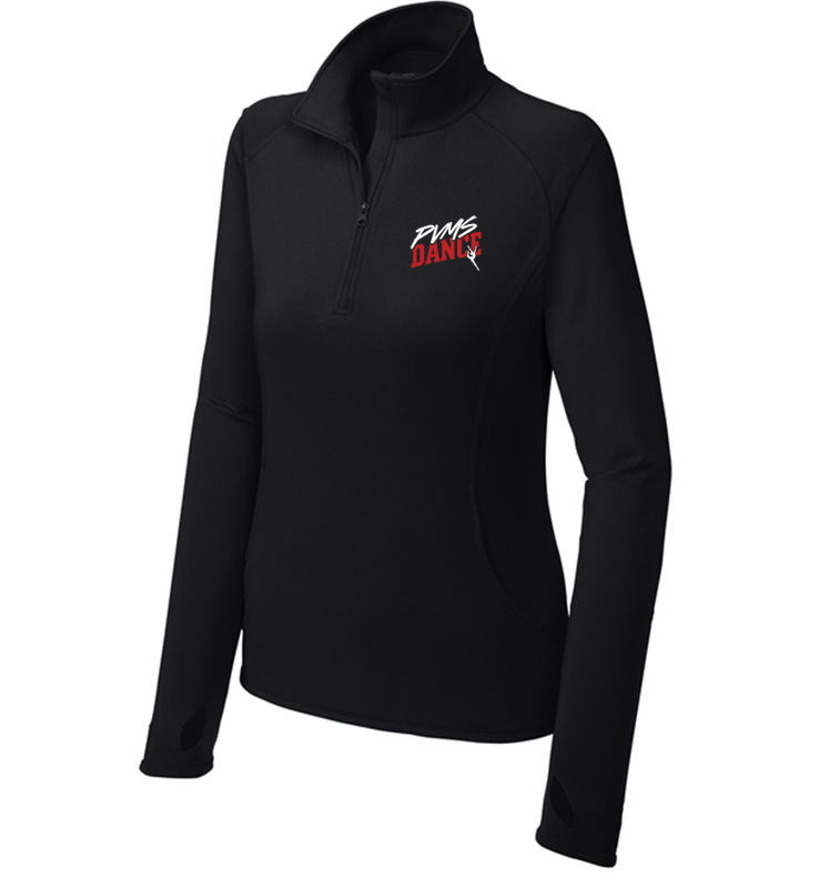 PVMS LADIES PERFORMANCE ZIP PULLOVER
