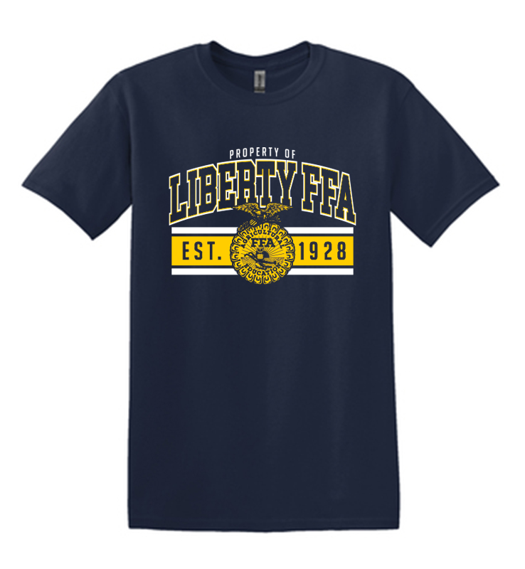 FFA LIBERTY NAVY T-SHIRT