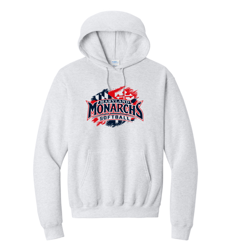 MONARCHS SOFTBALL ASH HOODIE