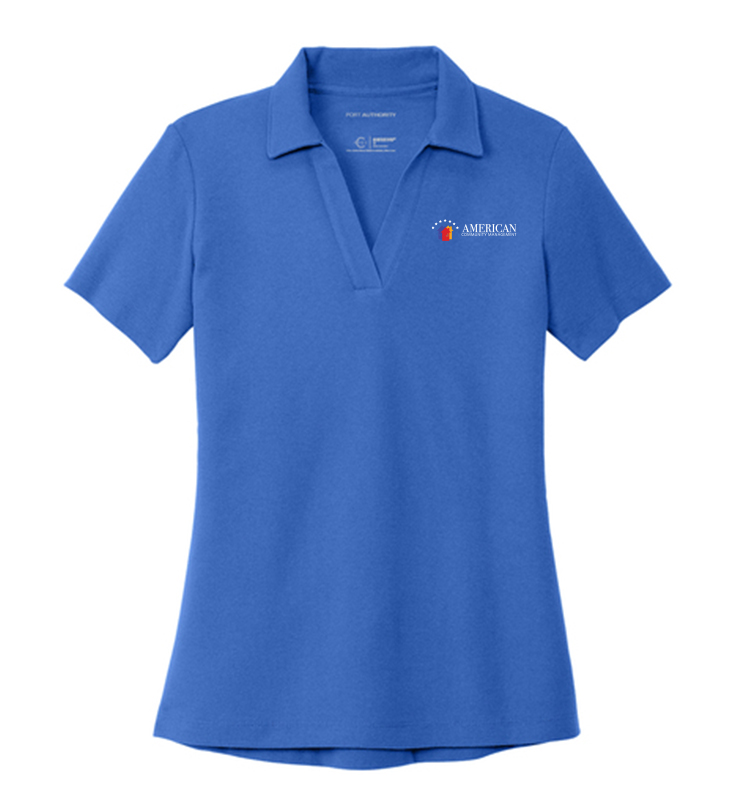 ACM Port Authority Women's C-FREE Cotton Blend Pique Polo