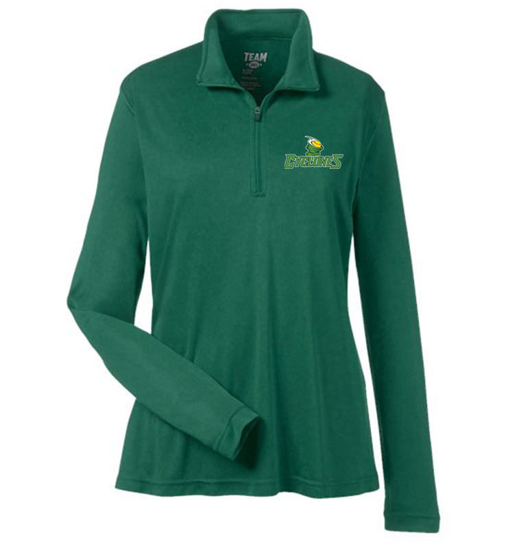 CHARLES CARROLL CYCLONES LADIES PERFORMANCE 1/4 ZIP