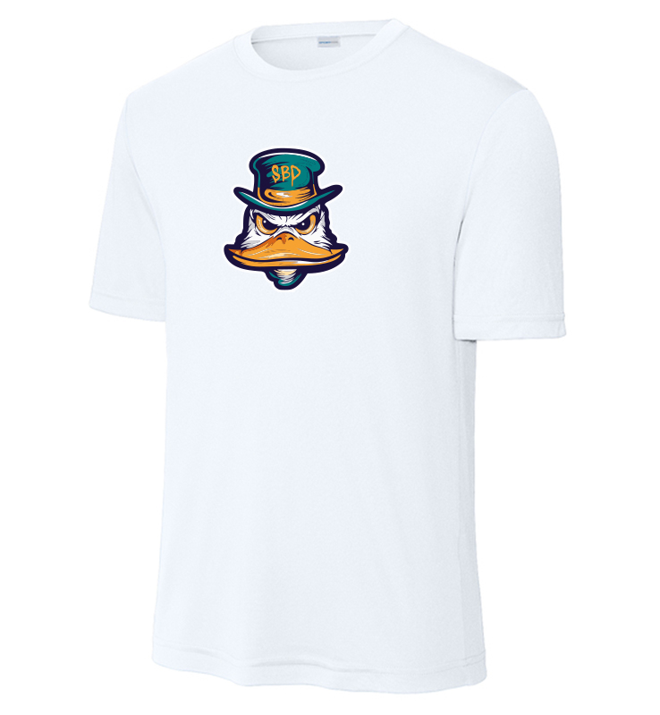 DIAMOND DUCKS WHITE PERFORMANCE TEE