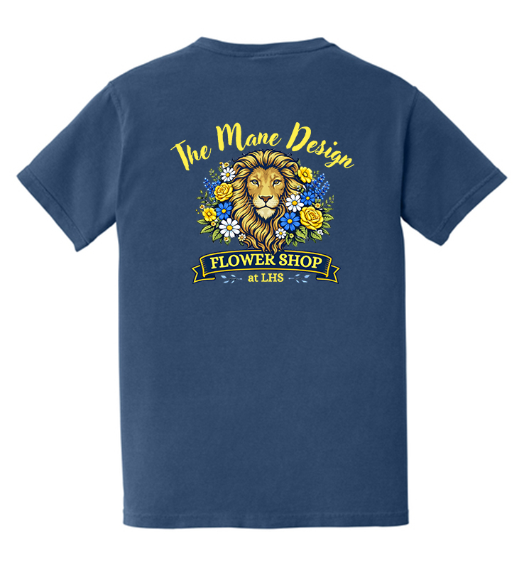 FFA LHS MAIN DESIGN POCKET TEE CHINA BLUE