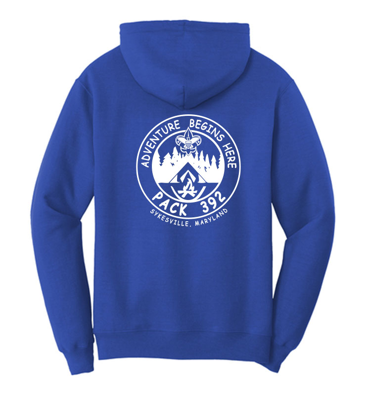 PACK 392 TRUE ROYAL HOODIE