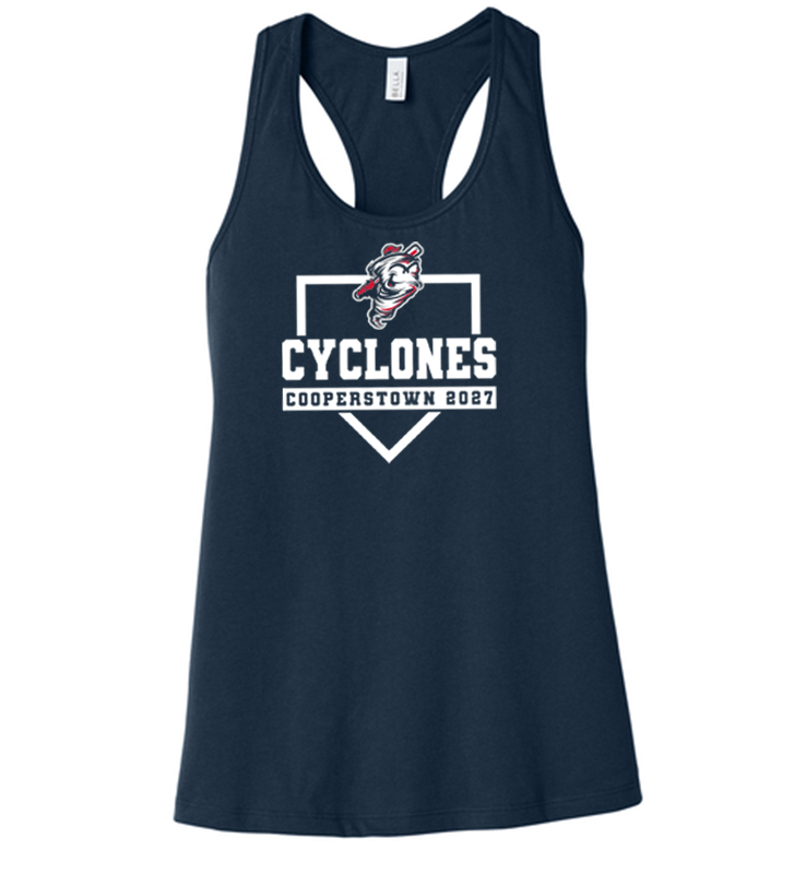 CYCLONES COOPERSTOWN 2027 RACERBACK TANK