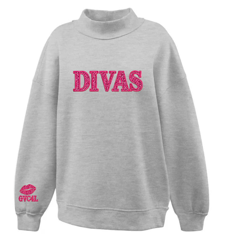 GLENELG DIVA GREY MOCK NECK