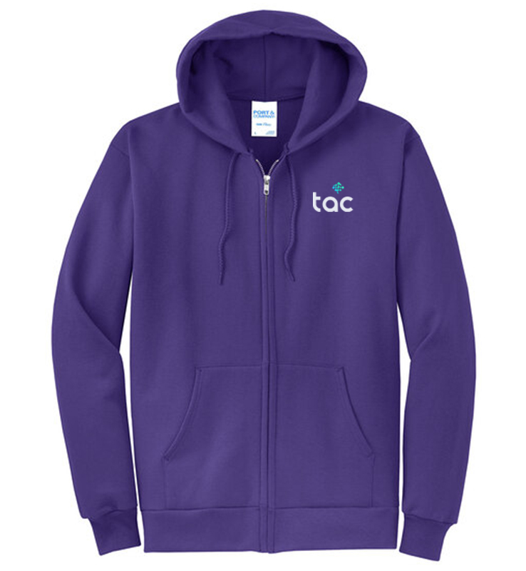 TAC CORE FLEECE ZIP UP HOODIE