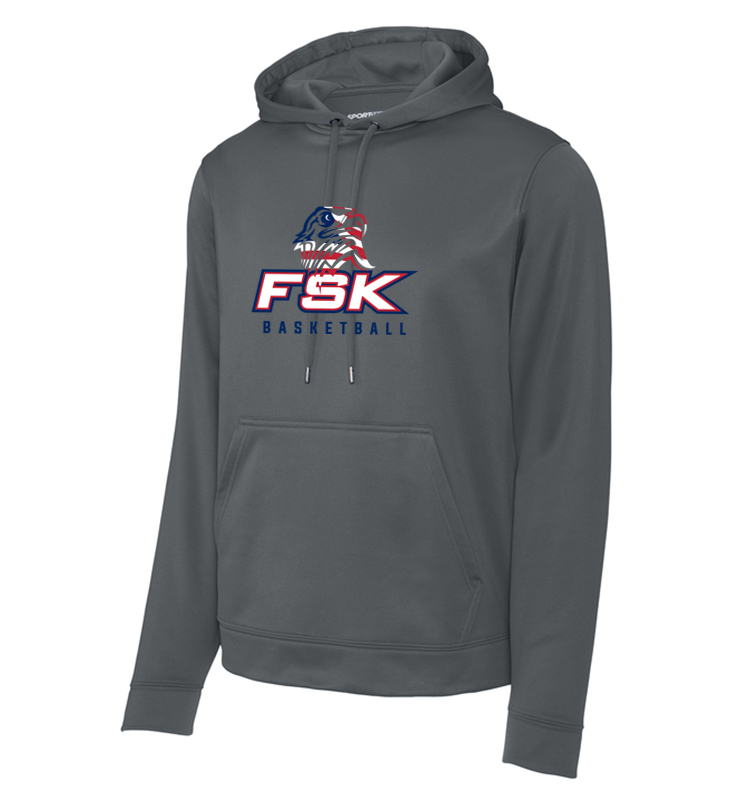 FSK BASKETBALL DARK SMOKE PERFORMANCE HOODIE