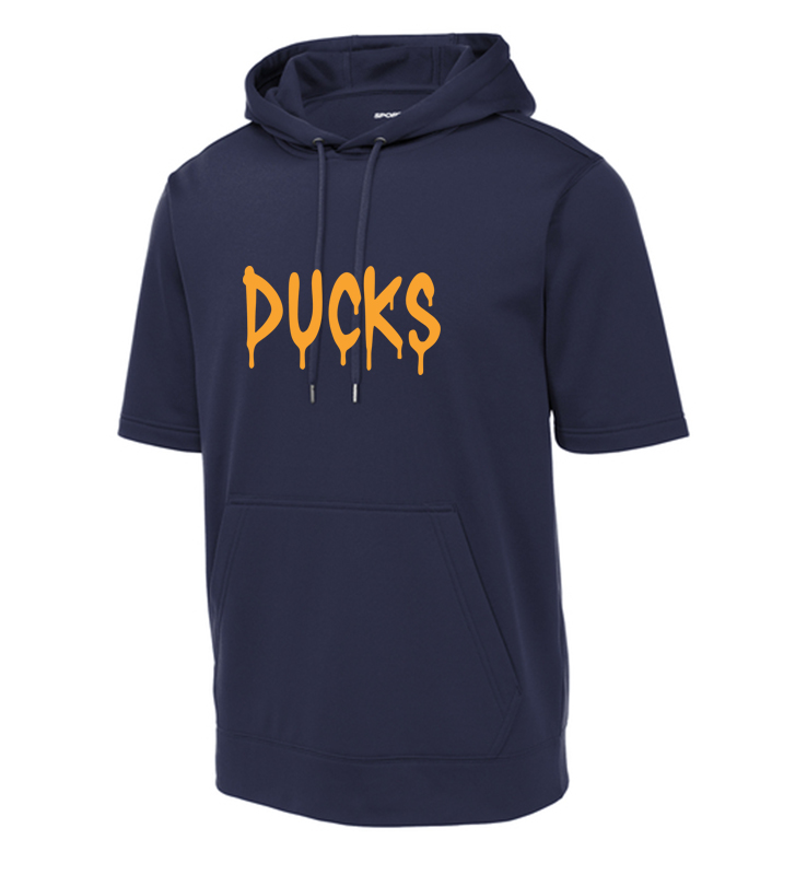 DIAMOND DUCKS SHORT SLEEVE PERFORMANCE HOODIE