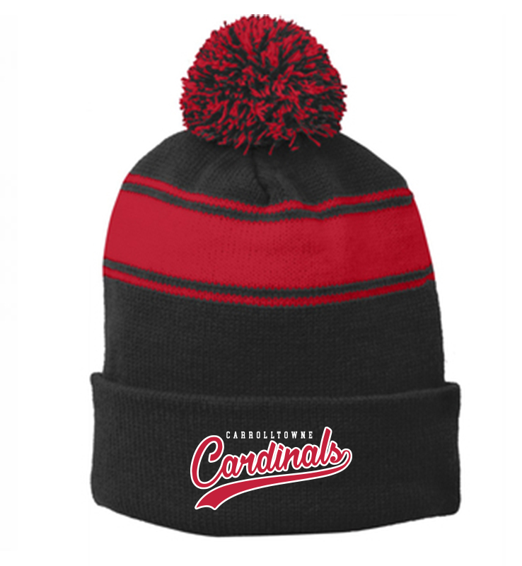 CARROLLTOWNE POM POM BEANIE