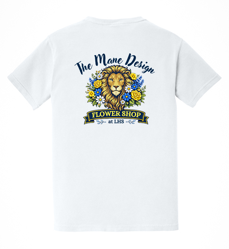 FFA LHS MAIN DESIGN POCKET TEE WHITE