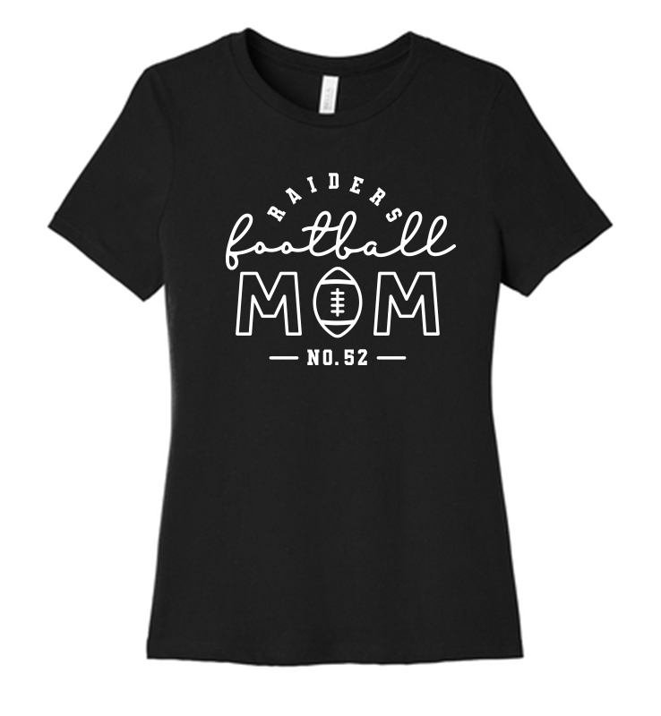 SYKESVILLE RAIDERS FOOTBALL MOM TRI BLEND TEE