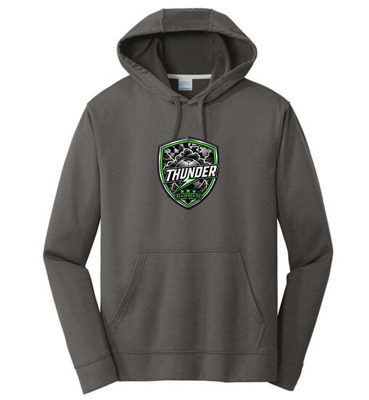 ALLIANCE THUNDER CHARCOAL PERFORMANCE HOODIE