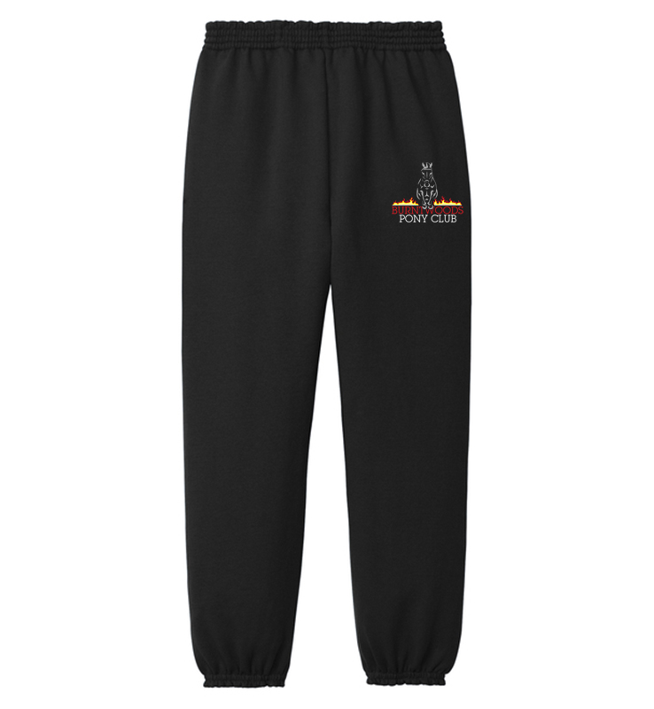 BURNTWOODS BLACK SWEATPANTS