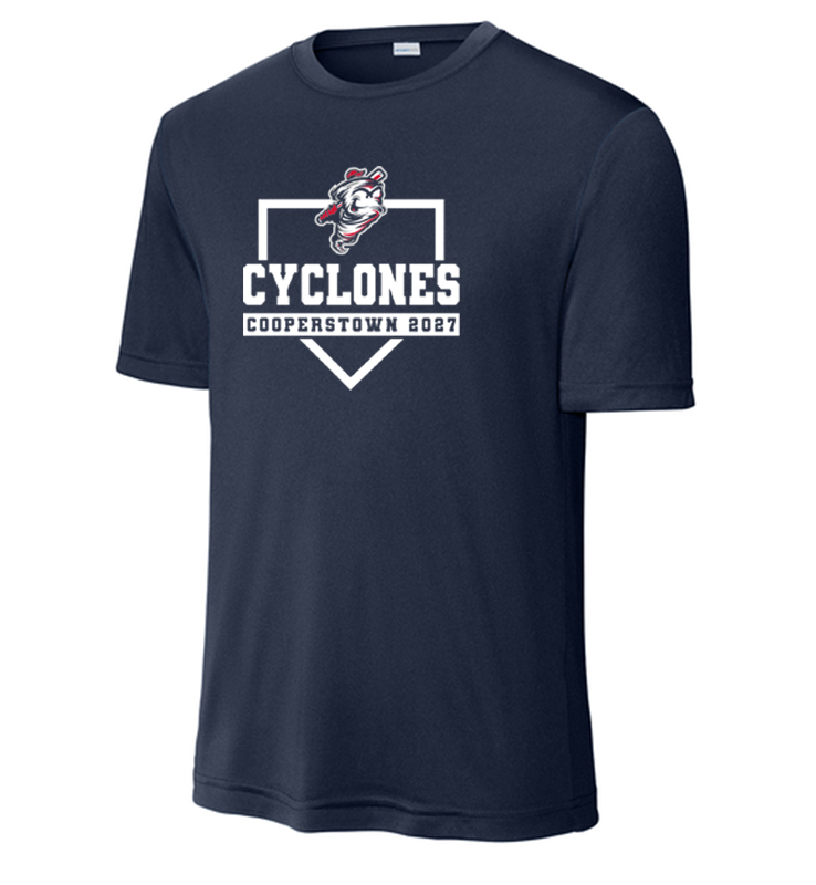 CYCLONES COOPERSTOWN 2027 PERFORMANCE TEE
