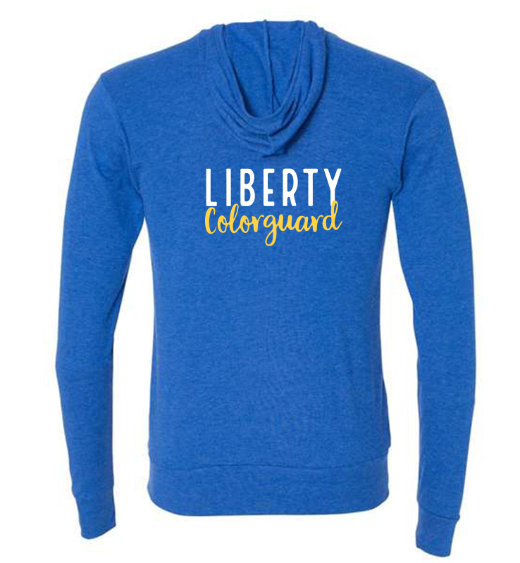 Liberty COLORGUARD BELLA+CANVAS ® Unisex Triblend Full-Zip Lightweight Hoodie