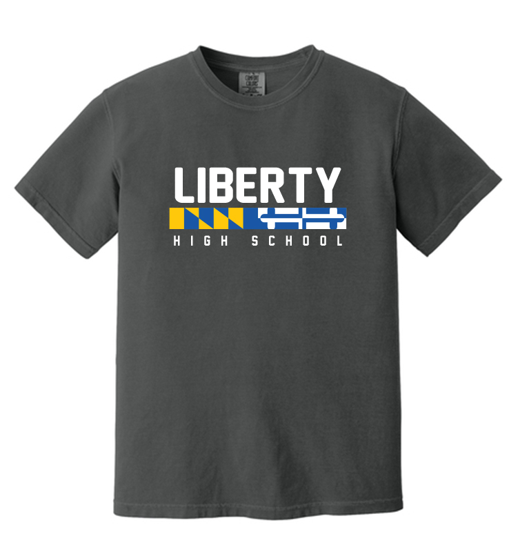 LIBERTY ATHLETIC BOOSTERS COMFORT COLORS MD TEE