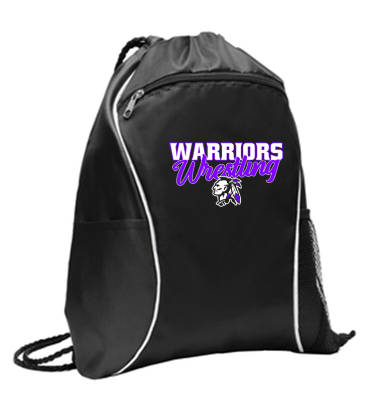 Warriors Wrestling Fast Break Cinch Bag