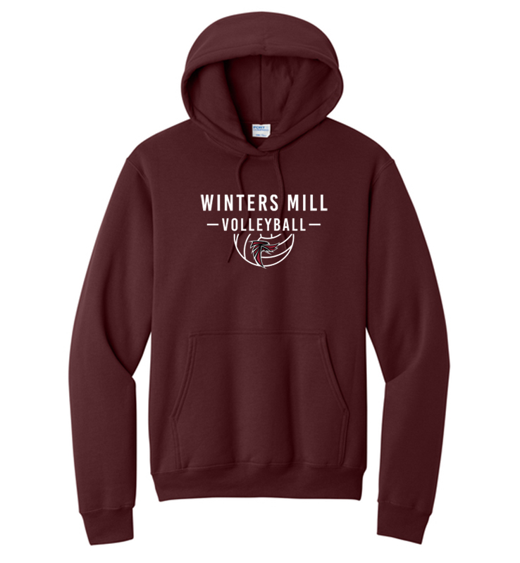 WINTERS MILL MAROON HOODIE