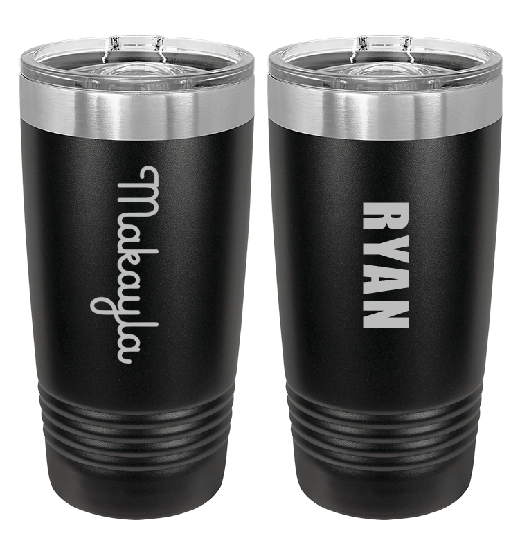 LANCERS POM & DANCE BLACK TUMBLER