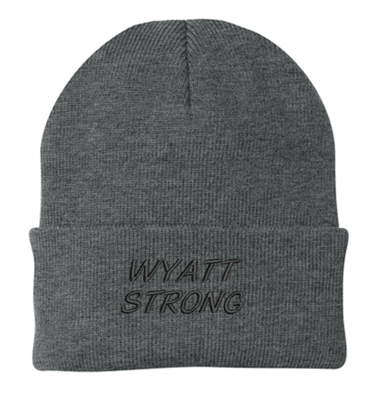 WYATT STRONG ATHLETIC OXFORD KNIT BEANIE