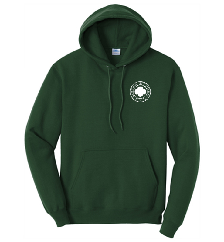 GS TROOP 1692 FORREST GREEN HOODIE