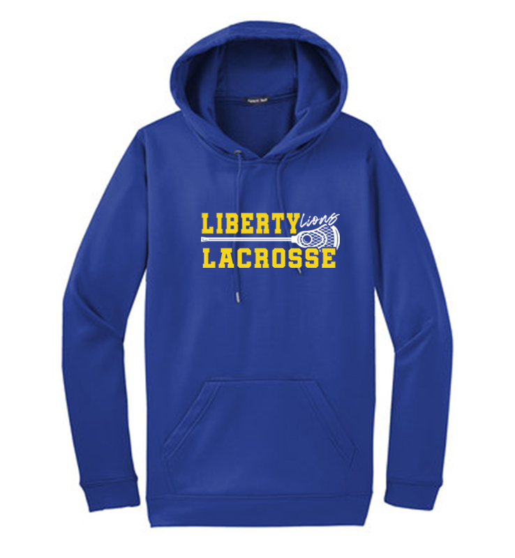 LIBERTY LAX WICKING Fleece Hooded Pullover