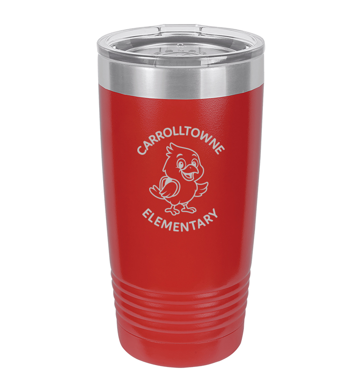 CARROLLTOWNE POLAR CAMEL 20 OUNCE ENGRAVED TUMBLER