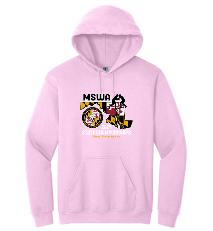 MSWA 2024 STATE CHAMPIONSHIPS PINK HOODIE