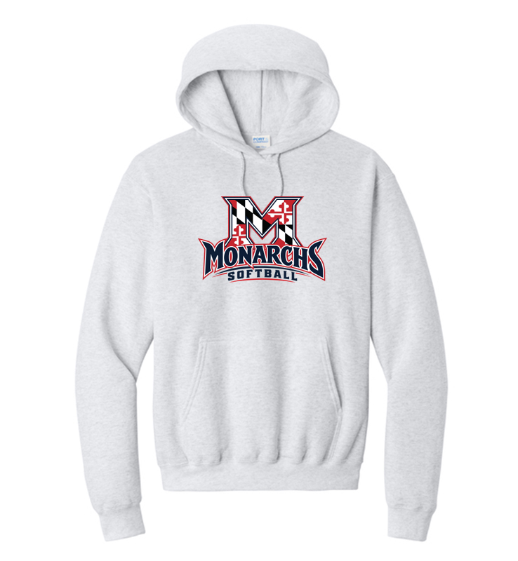 MONARCHS SOFTBALL ASH HOODIE
