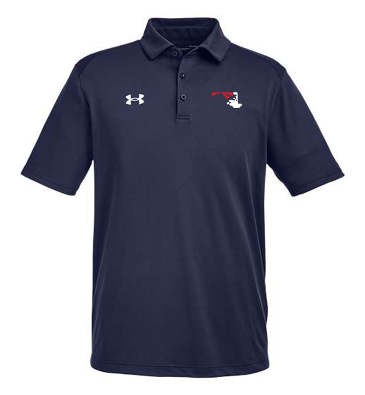 MSWA COACHES MENS NAVY UA TECH POLO