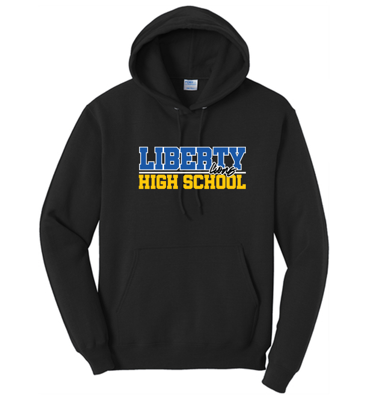 LIBERTY HIGH SCHOOL BLACK HOODIE